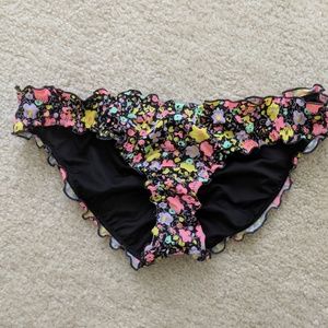 Victorias Secret Floral Bikini Bottom S